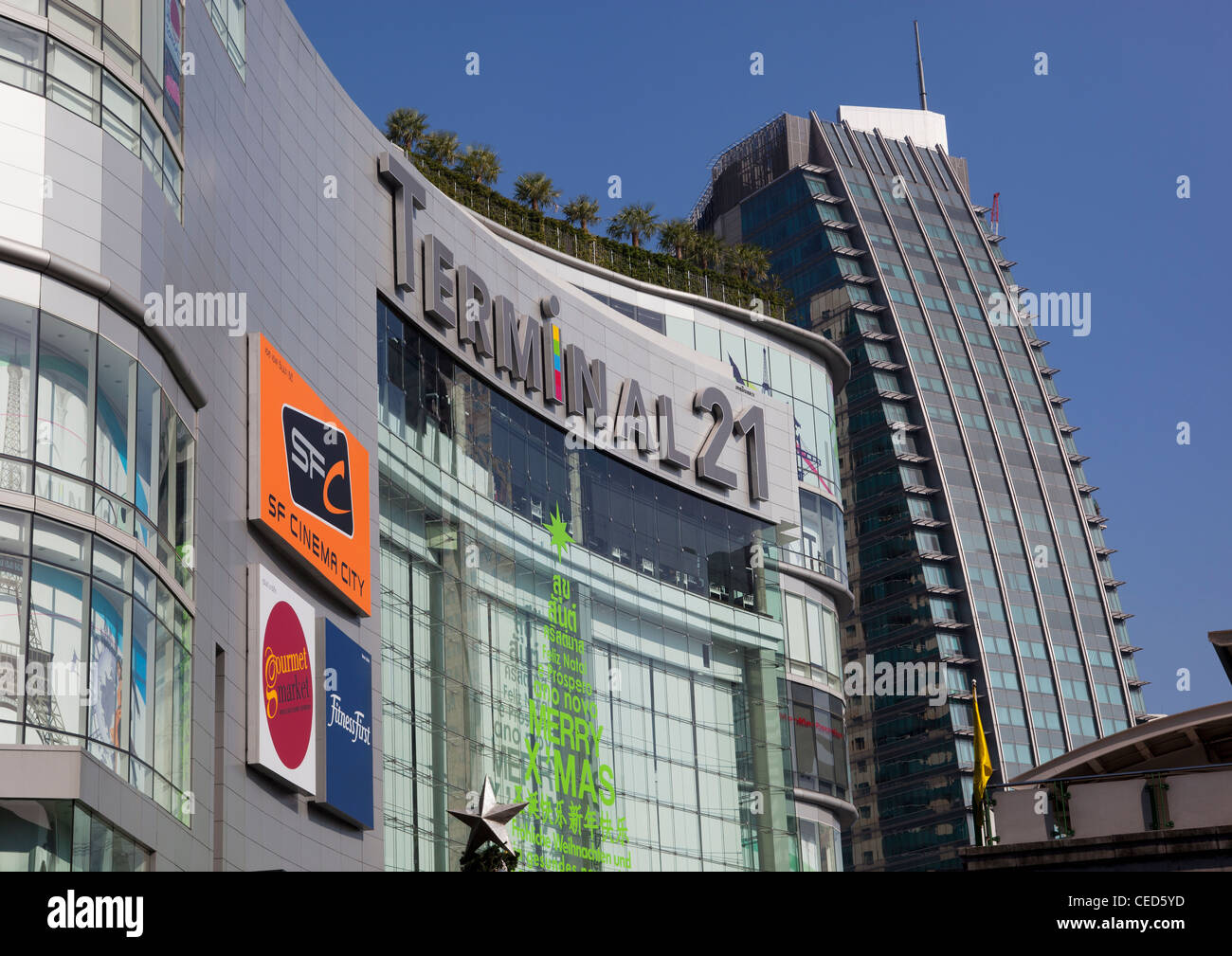 Terminal 21 Einkaufszentrum Bangkok Stockfoto