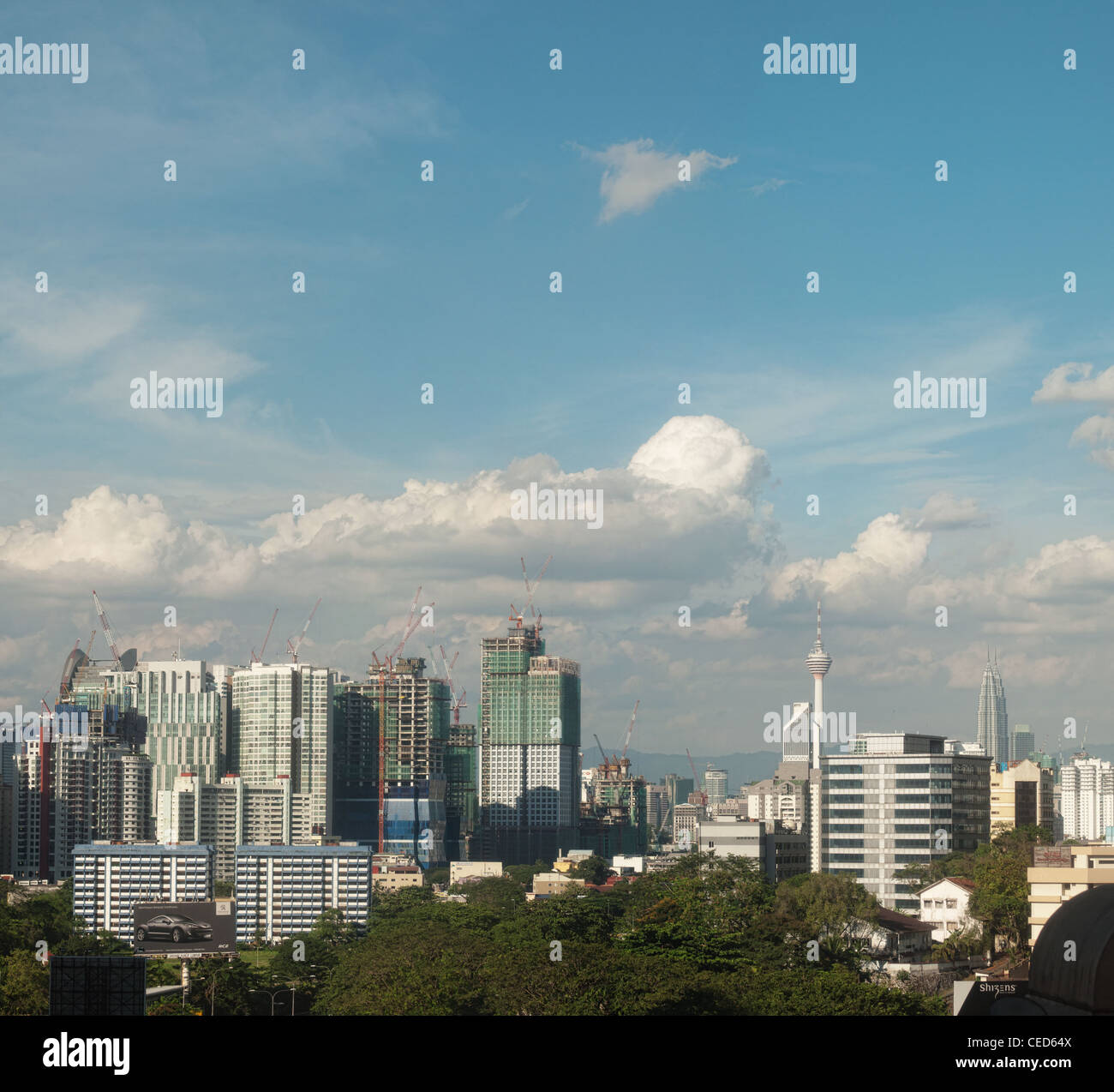 Kuala Lumpur Stadtbild Stockfoto