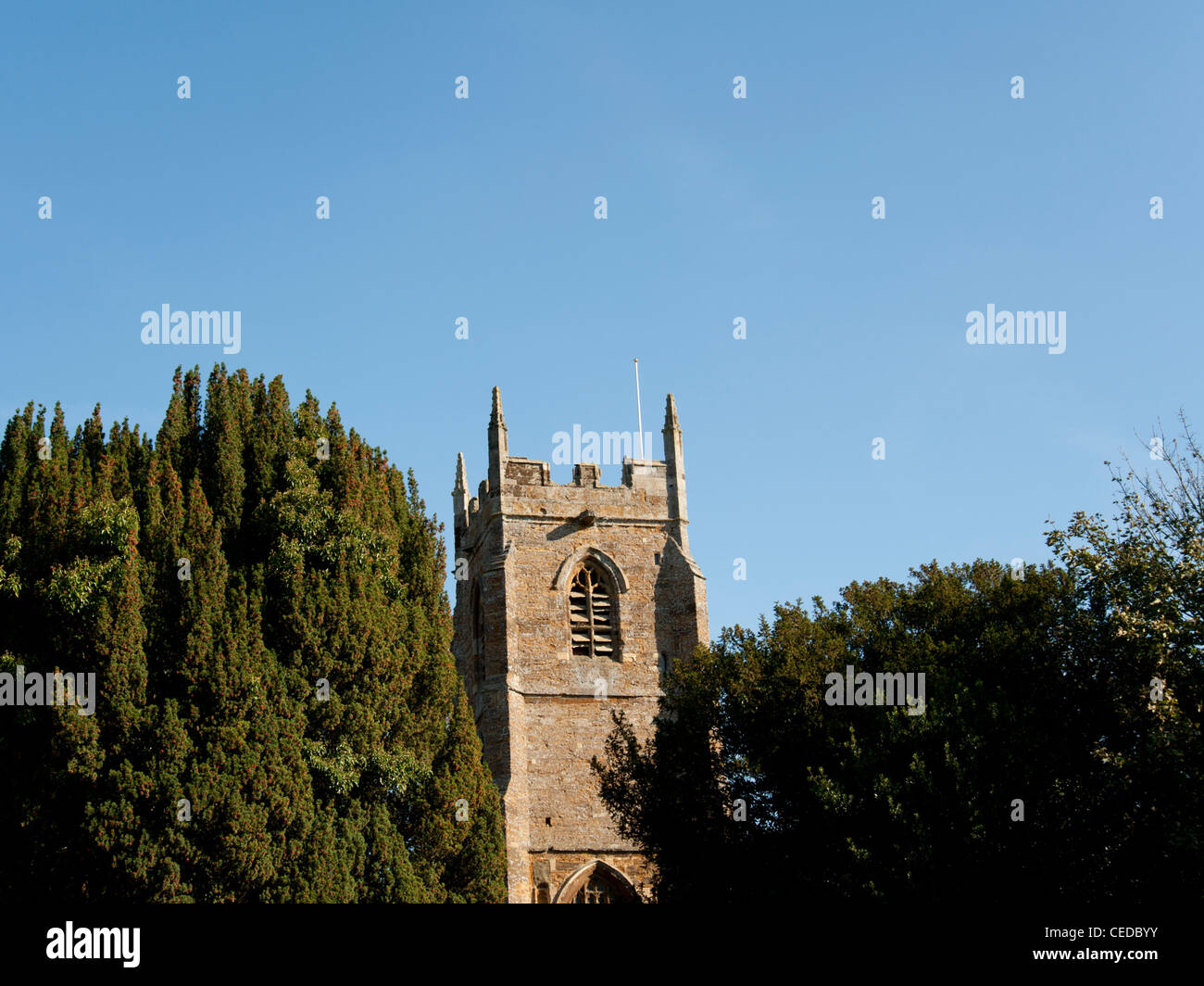 St. Peter und St. Paul Kirche, Chipping Warden, Northamptonshire, England, Vereinigtes Königreich Stockfoto