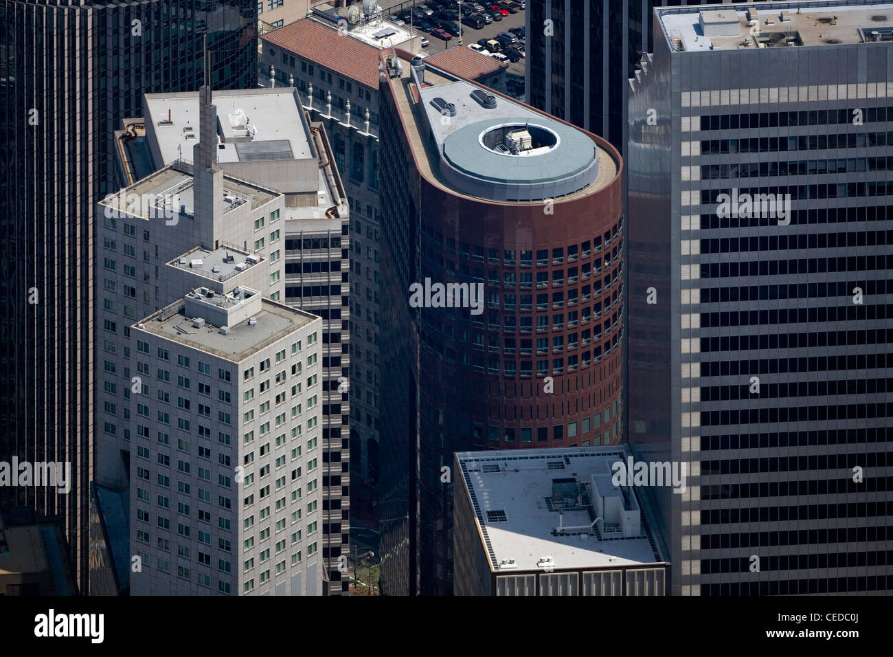Luftbild 1 Pine Street Wohnturm San Francisco Stockfoto