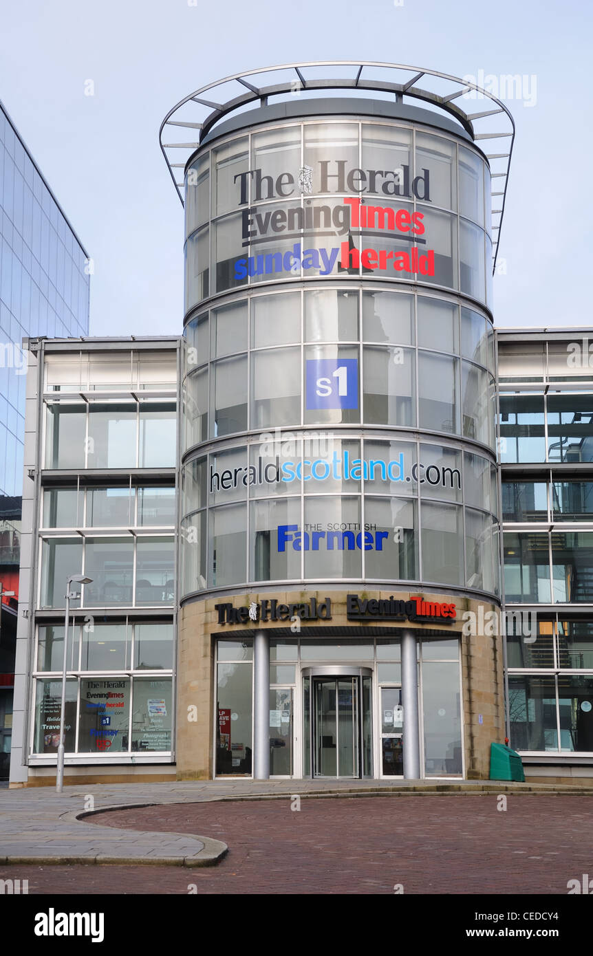Newsquest Büros in Glasgow City Centre, Schottland, Großbritannien. Stockfoto