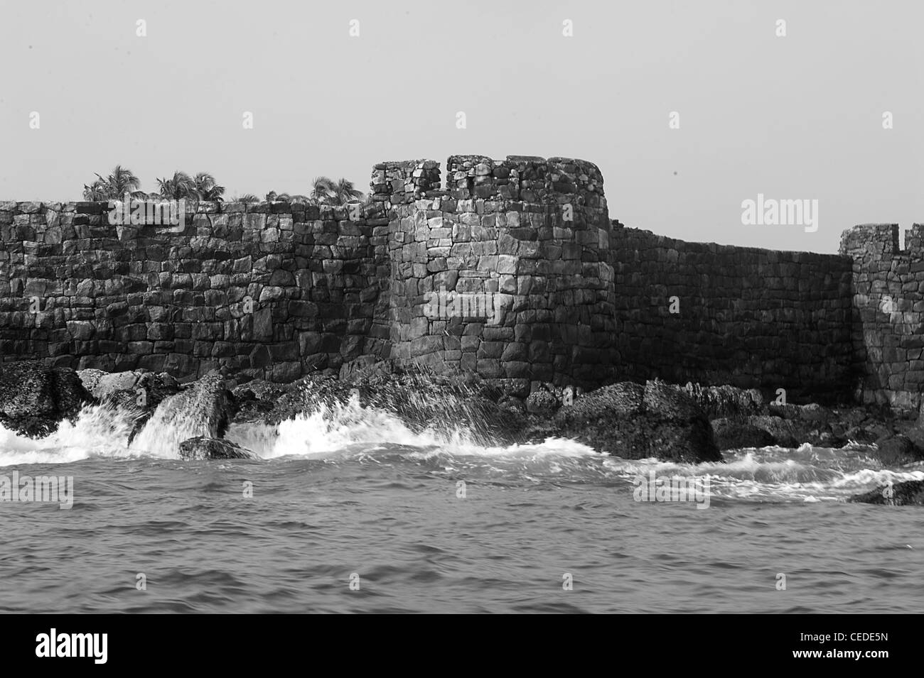 Sindhudurg Meeresfestung gemacht durch die Marathas Stockfoto