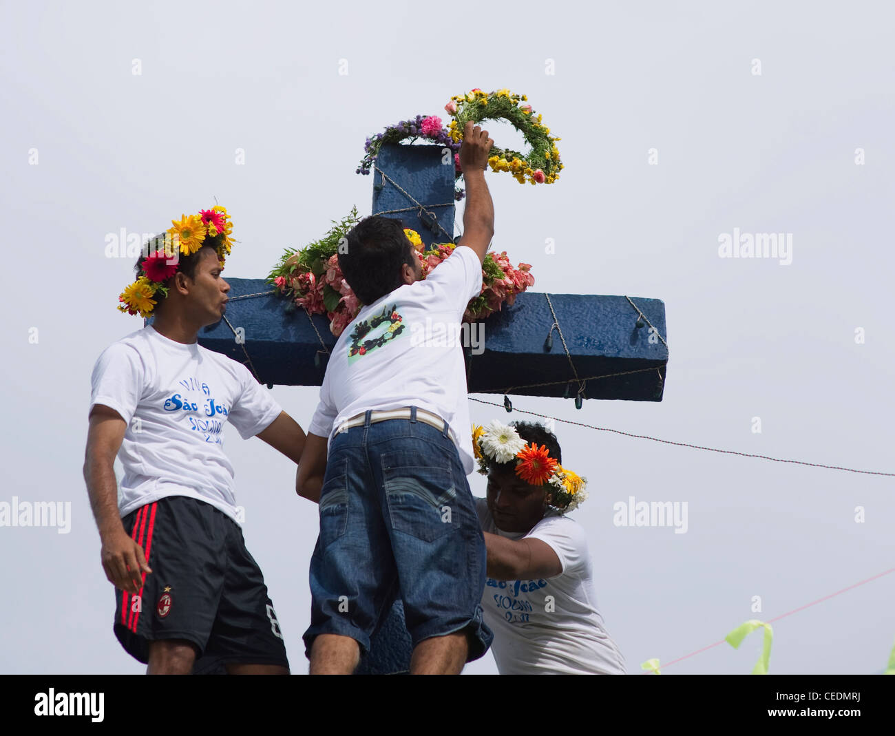 San Jao Festival Goa Stockfoto