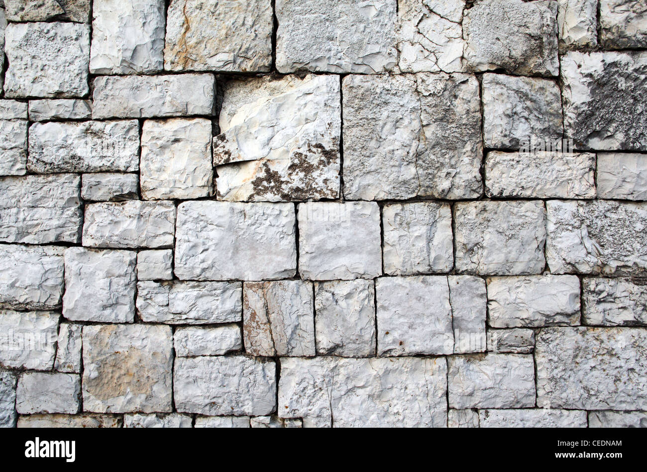 graue Steinmauer Stockfoto