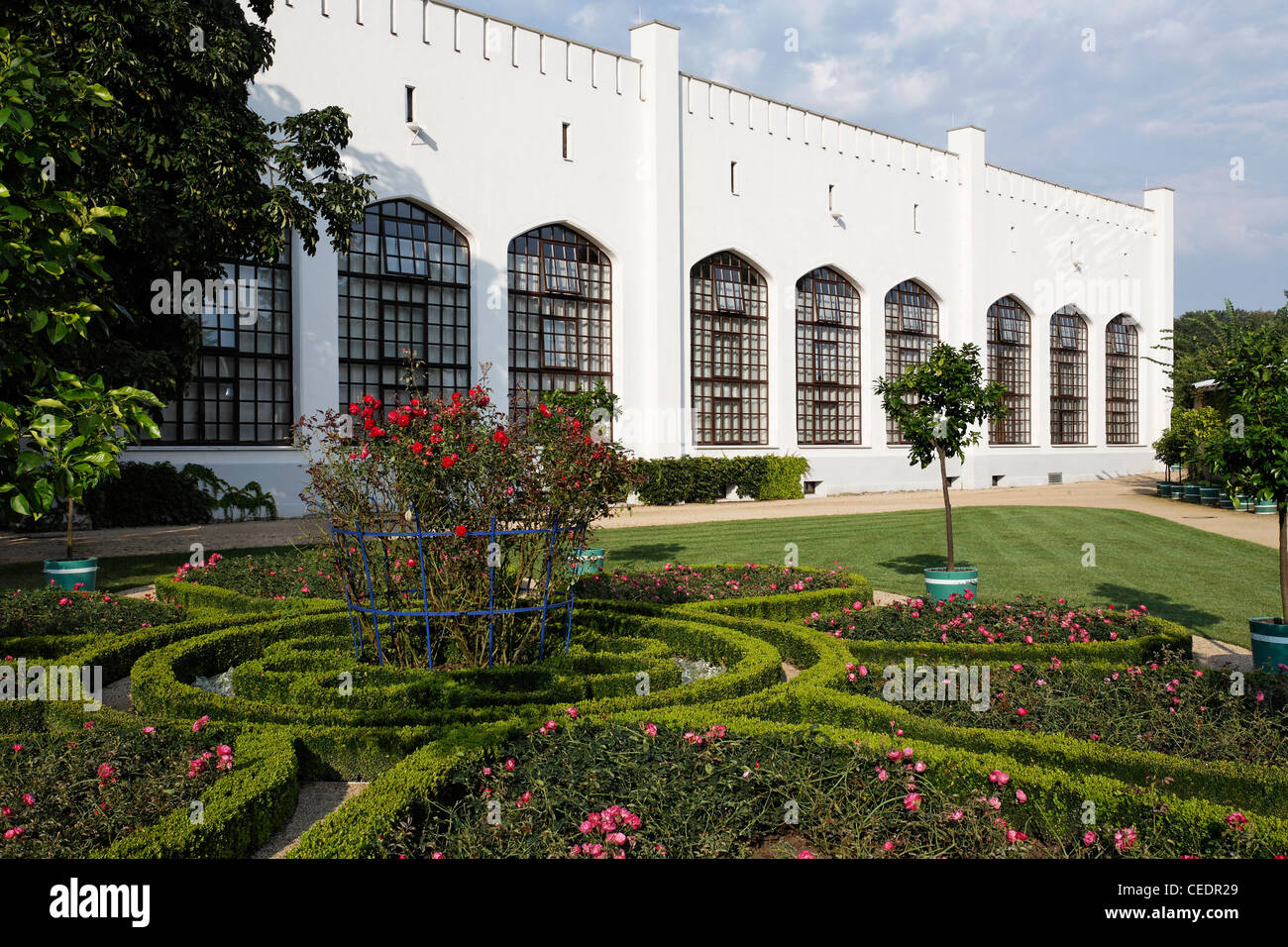 Bad Muskau, Landschaftspark (Park Muzakowski), Orangerie von Semper Stockfoto