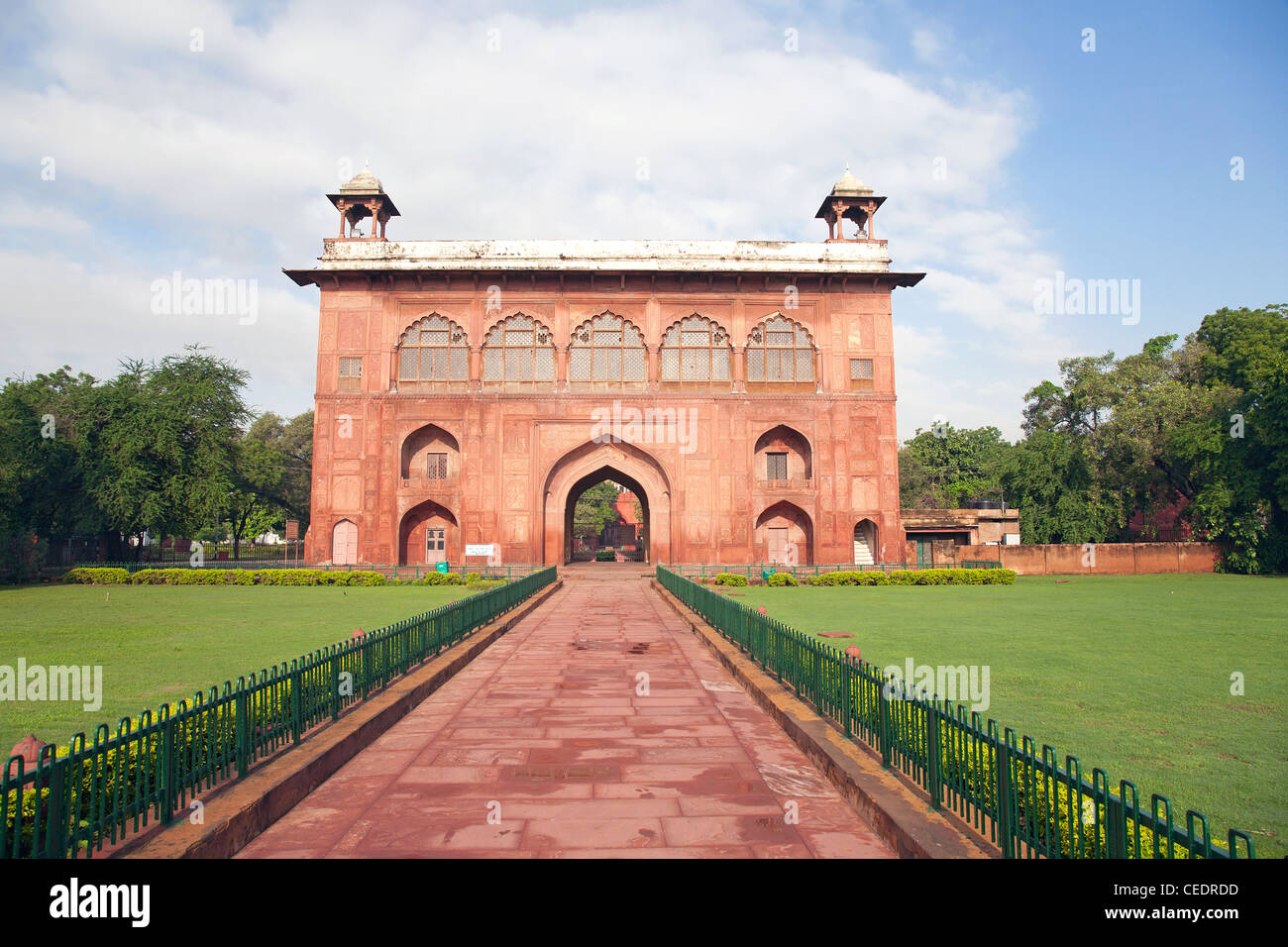 Indien, Delhi, Roten Fort, Naqqar Khana Stockfoto