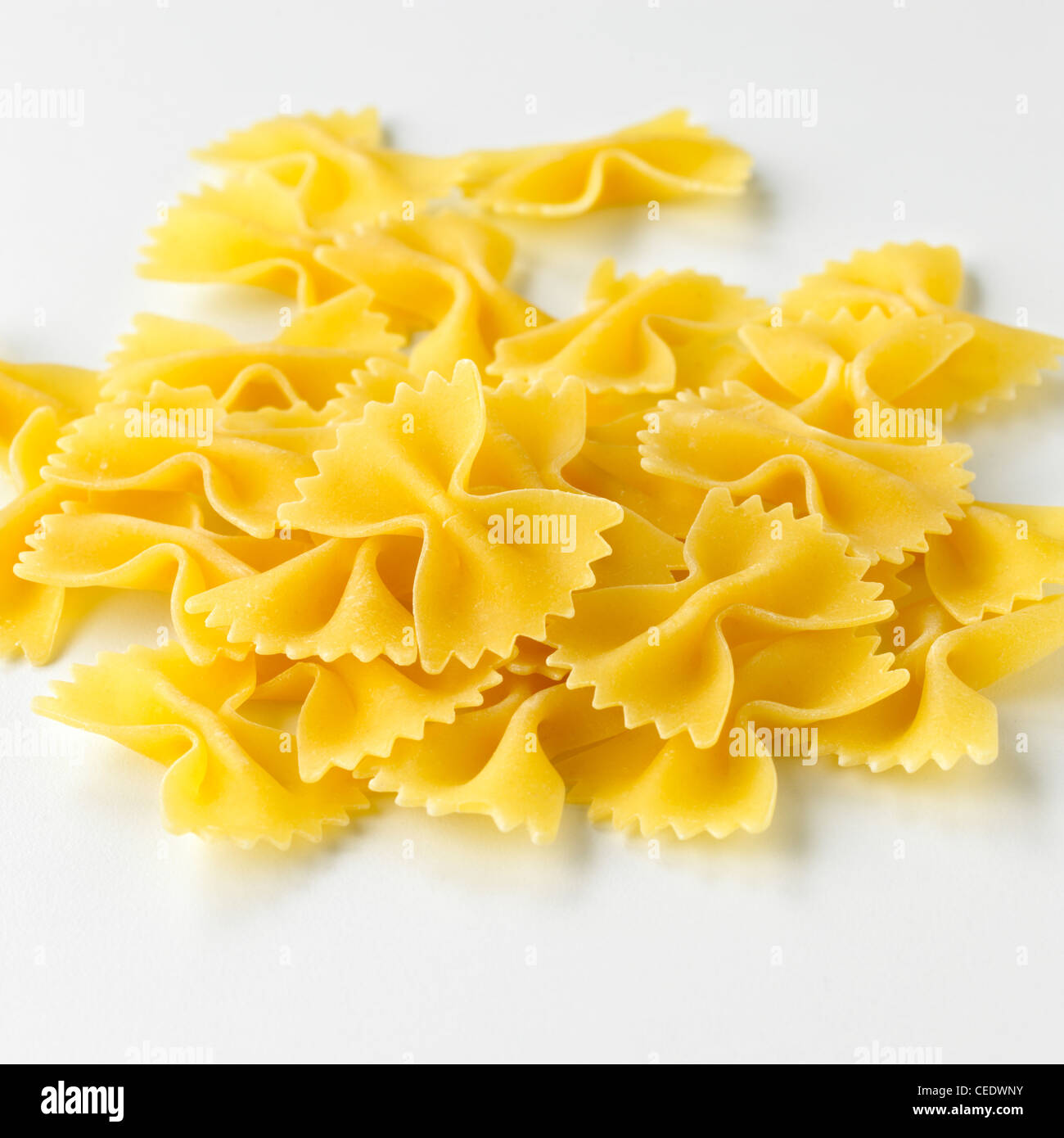 Farfalle Nudeln Stockfoto