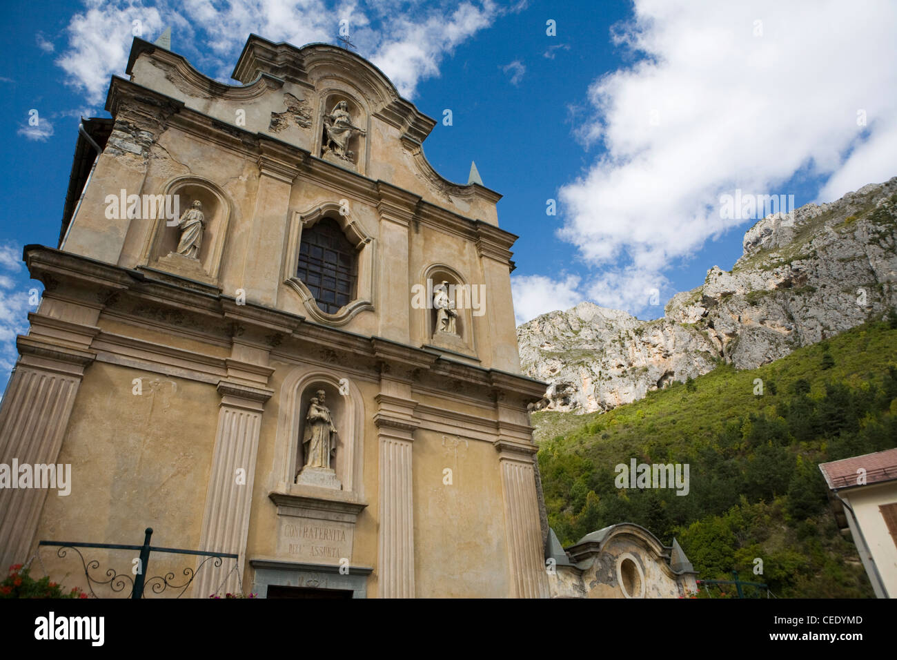 La Brig, Roya-Tal, Alpes-Maritimes, Frankreich. Stockfoto