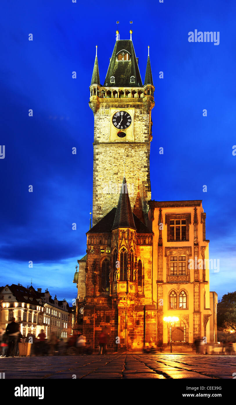 Rathaus auf dem Altstädter Ring, Prag, Chech Republik Stockfoto