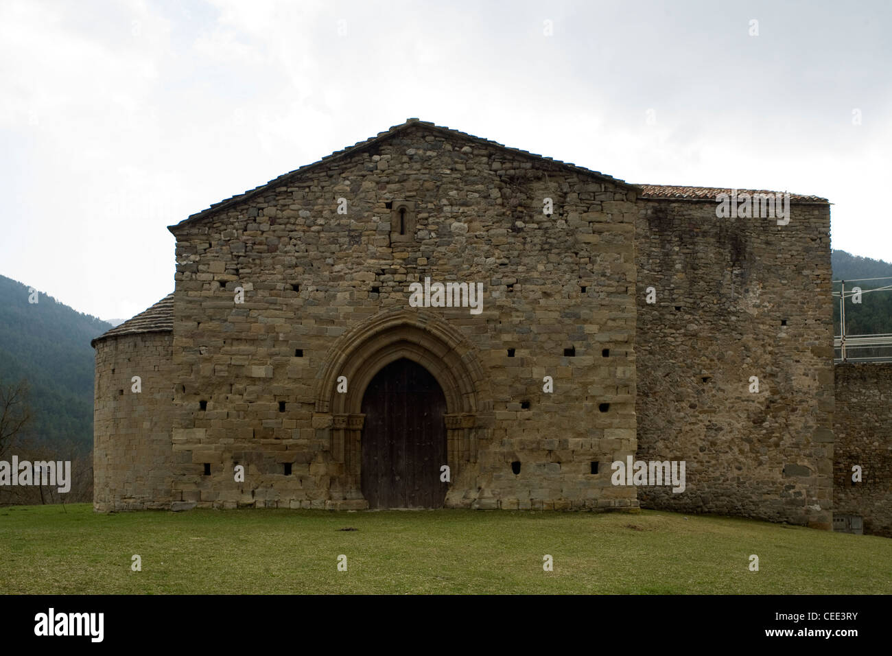 Olius (Solsona), Dorfkirche Stockfoto