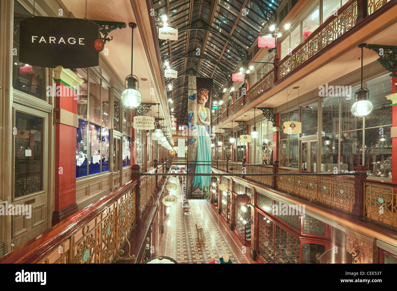 Die Strand Arcade, Sydney, Australien Stockfoto