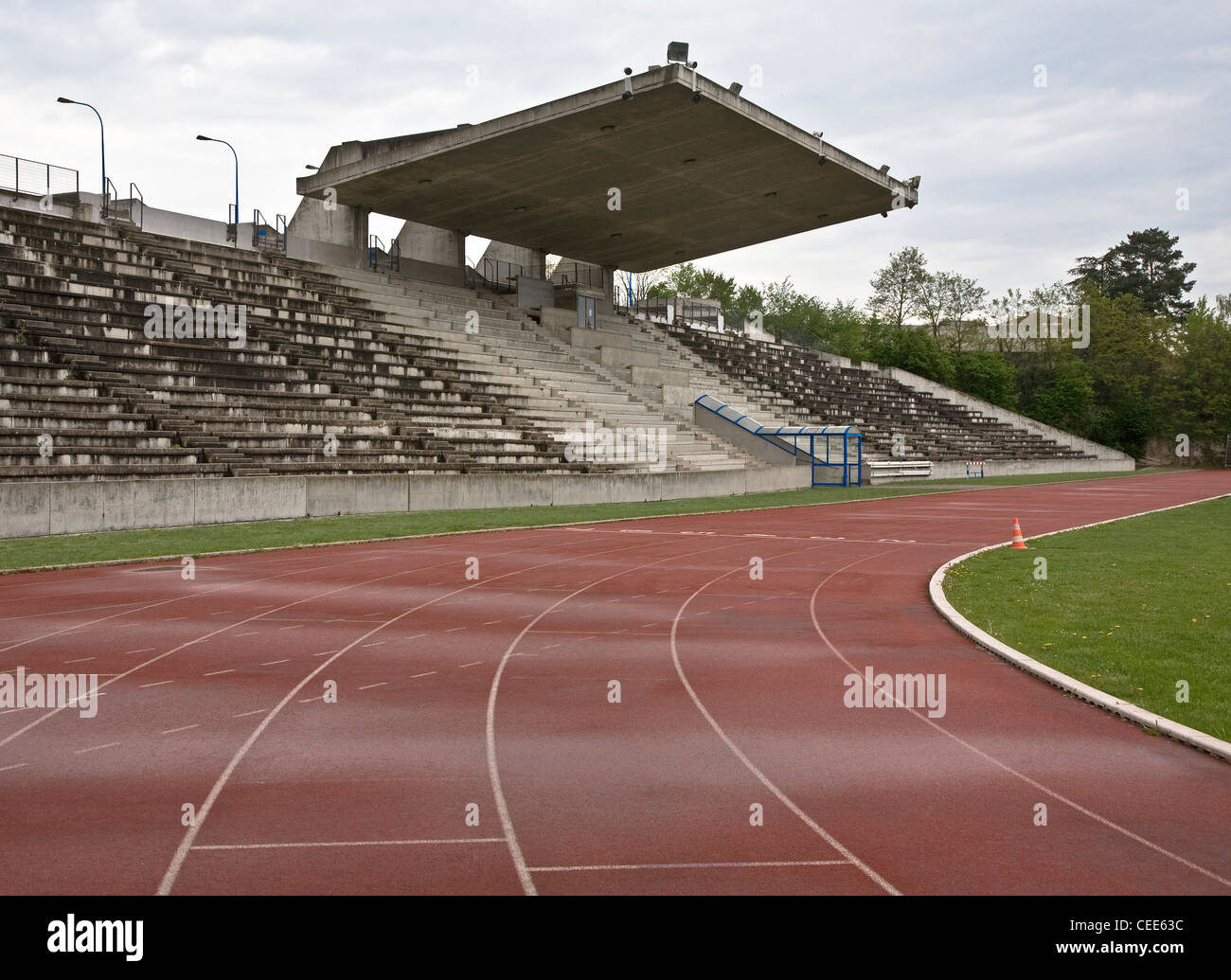 Firminy, Stadion Stockfoto