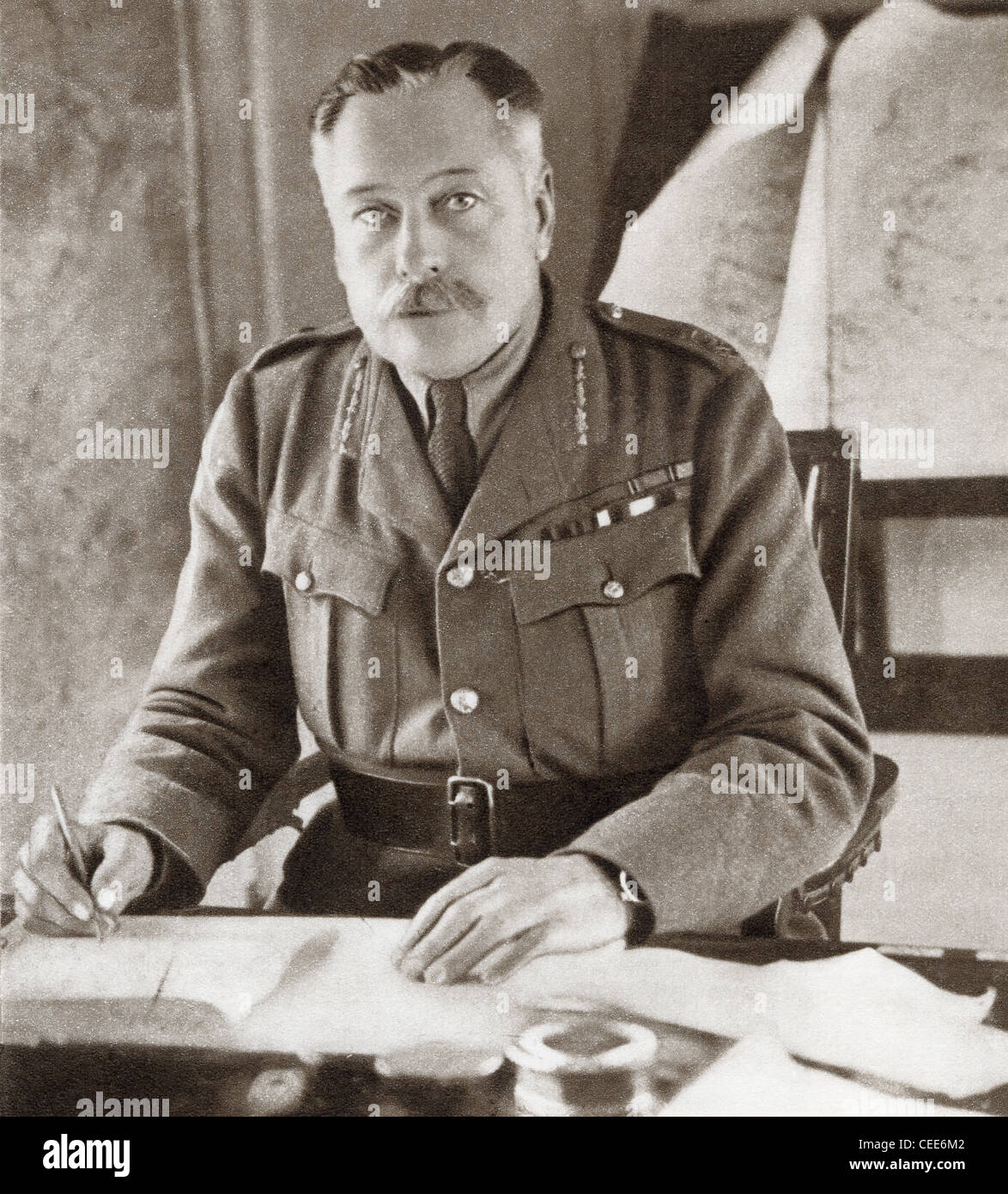 Feldmarschall Douglas Haig, 1. Earl Haig, 1861 – 1928. Britischer Offizier im ersten Weltkrieg. Stockfoto