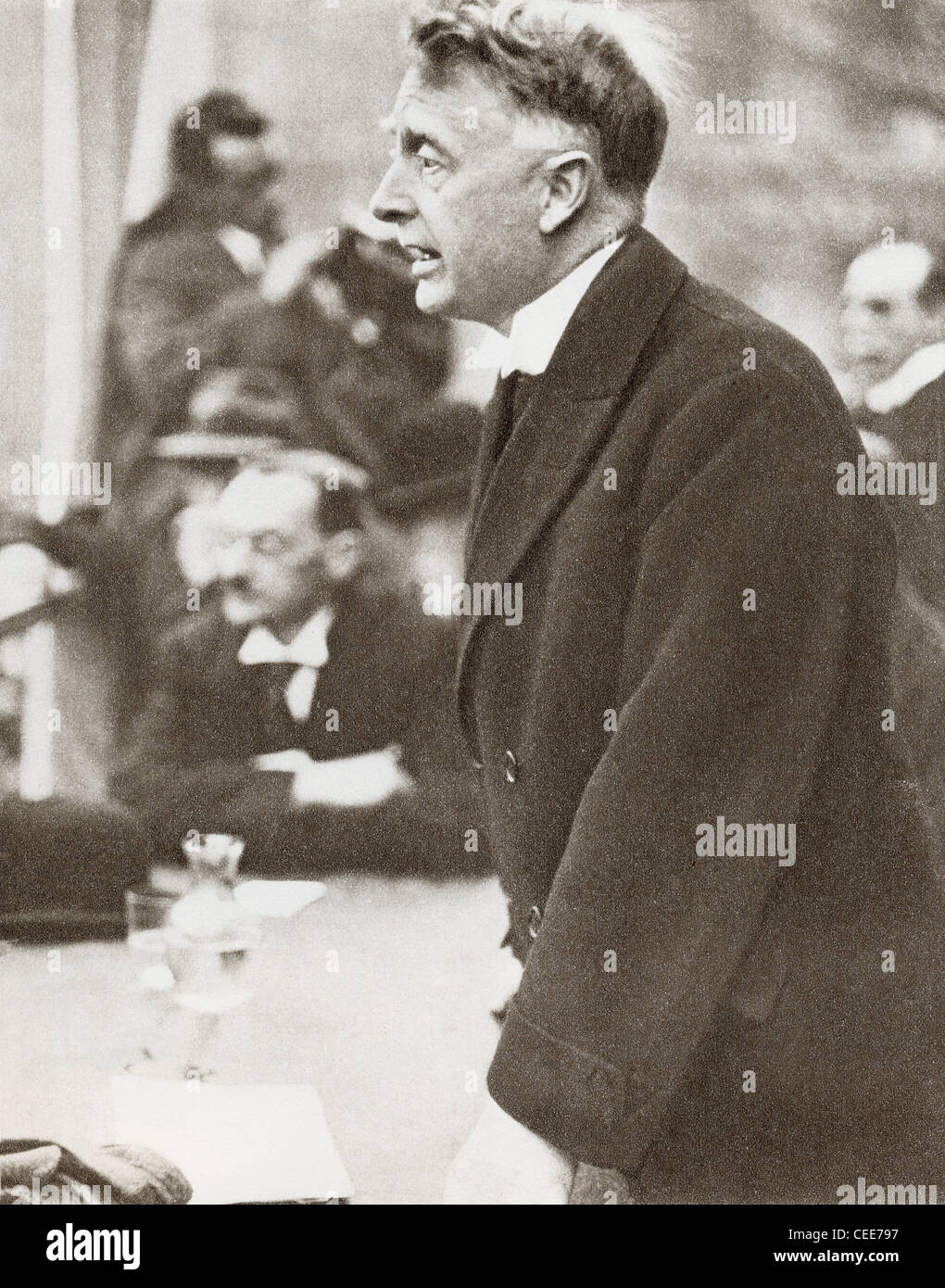 William Thomas "W.T" Cosgrave, 1880 – 1965. Irischer Politiker, erster Premierminister von Iren geben Zustand frei Stockfoto