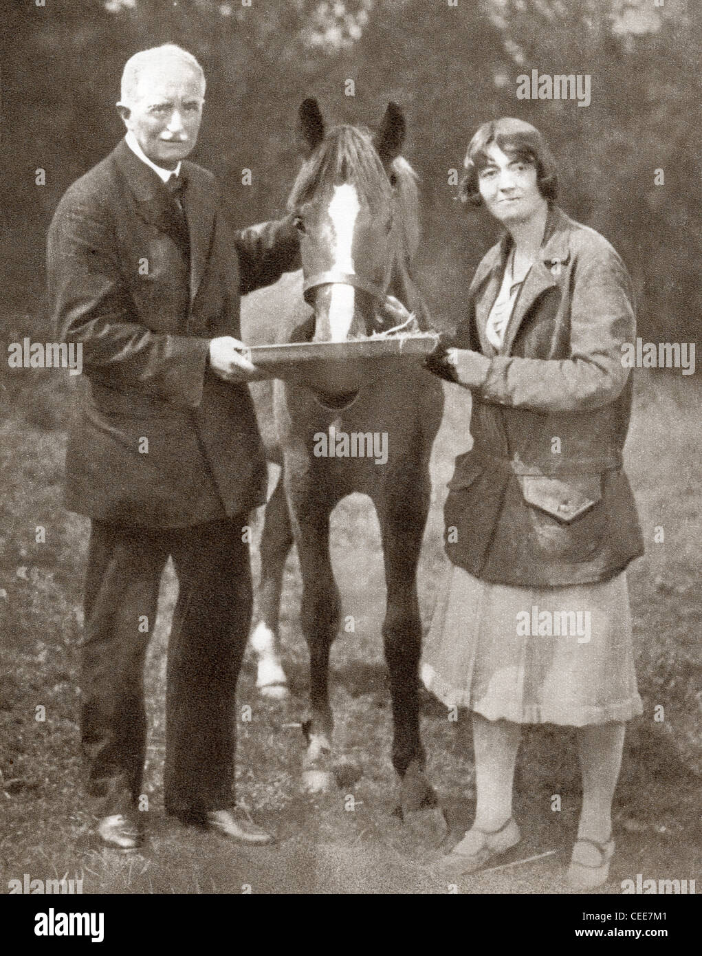 John Edward Masefield, 1878-1967. Englischer Dichter, Schriftsteller und Poet Laureate des Vereinigten Königreichs. Stockfoto