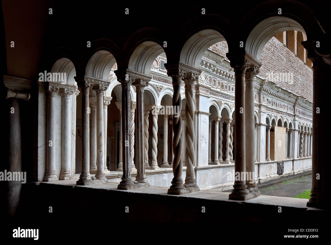 Rom, Lateranbasilika Stockfoto