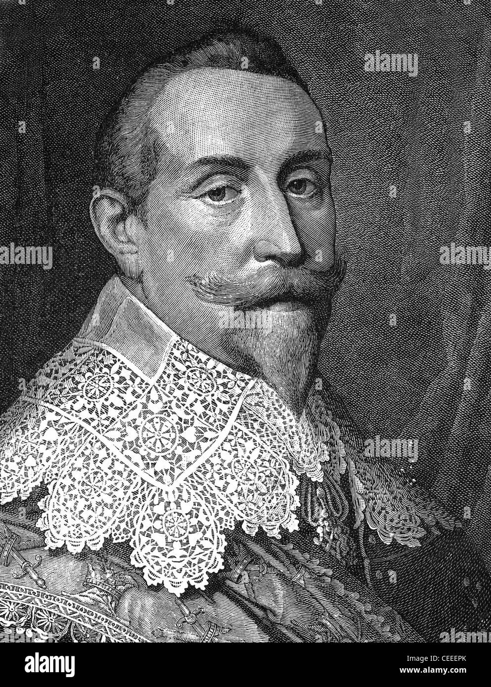 Gustav II. Adolf - König von Schweden Stockfoto