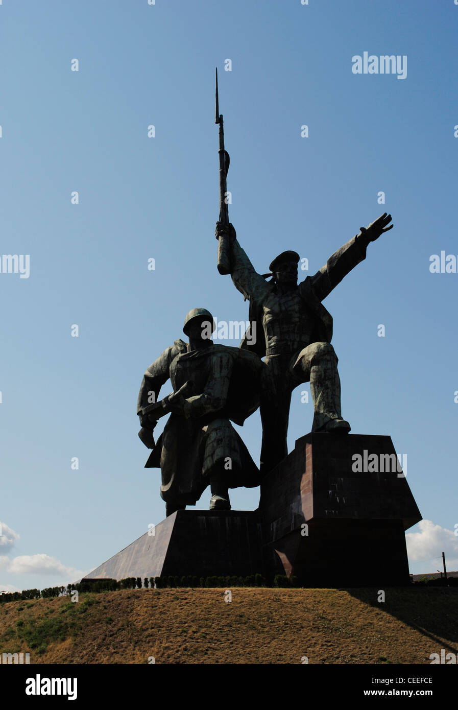 Ukraine. Sewastopol. Denkmal für die Verteidigung Sewastopols im zweiten Weltkrieg. 1941-1942. Stockfoto