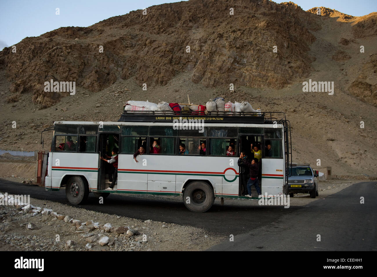 Nomaden der Chanthang, Ladakh, Indien Stockfoto