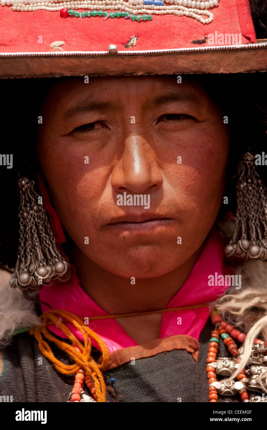 Lebensstil der Leute von Ladakh Himalaya Indien Stockfoto