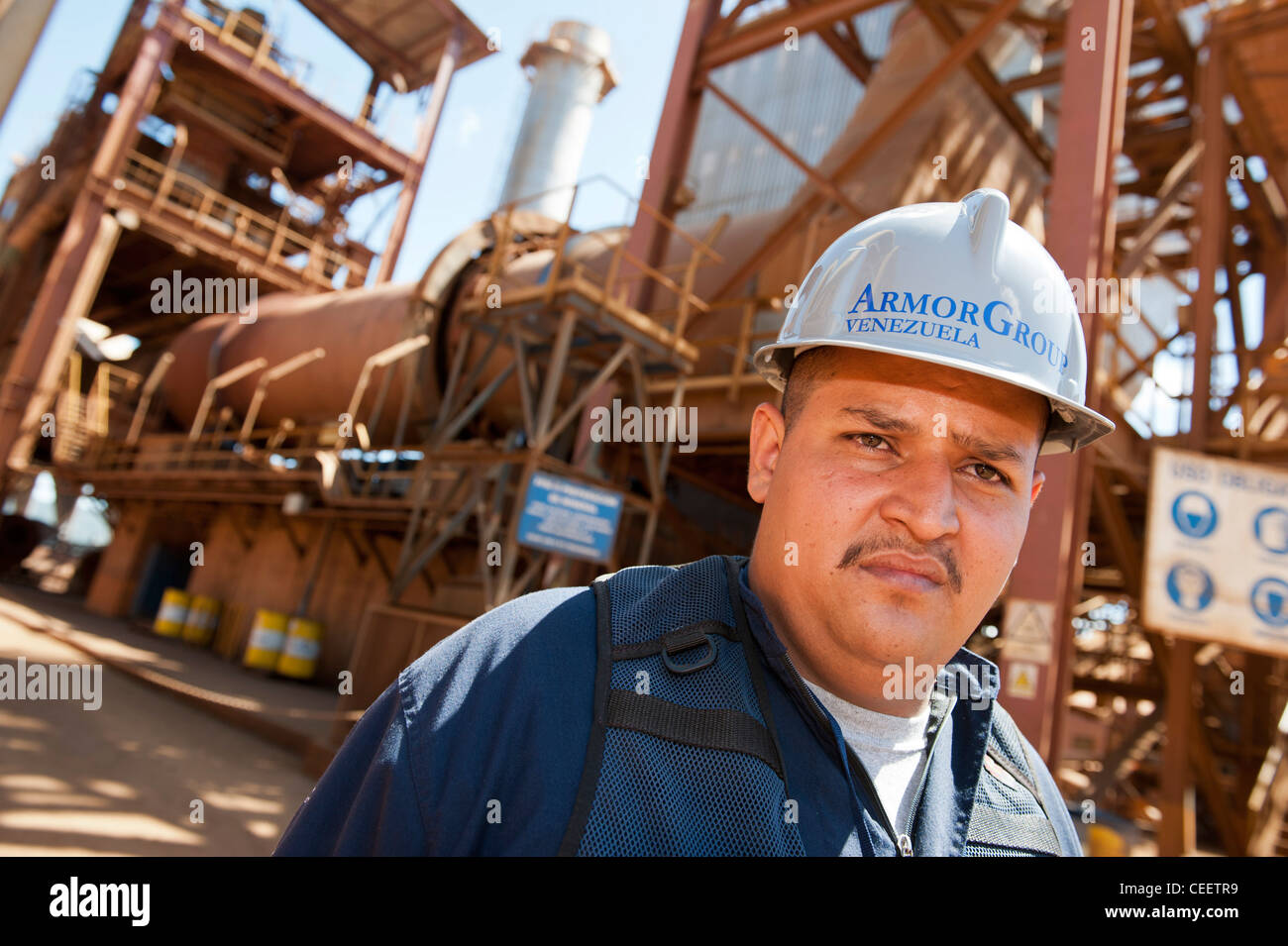 Anglo American plc Loma de Nikel Nickel Mine Website und Verarbeitungsbetrieb. In der Nähe von Caracas, Venezuela. Stockfoto
