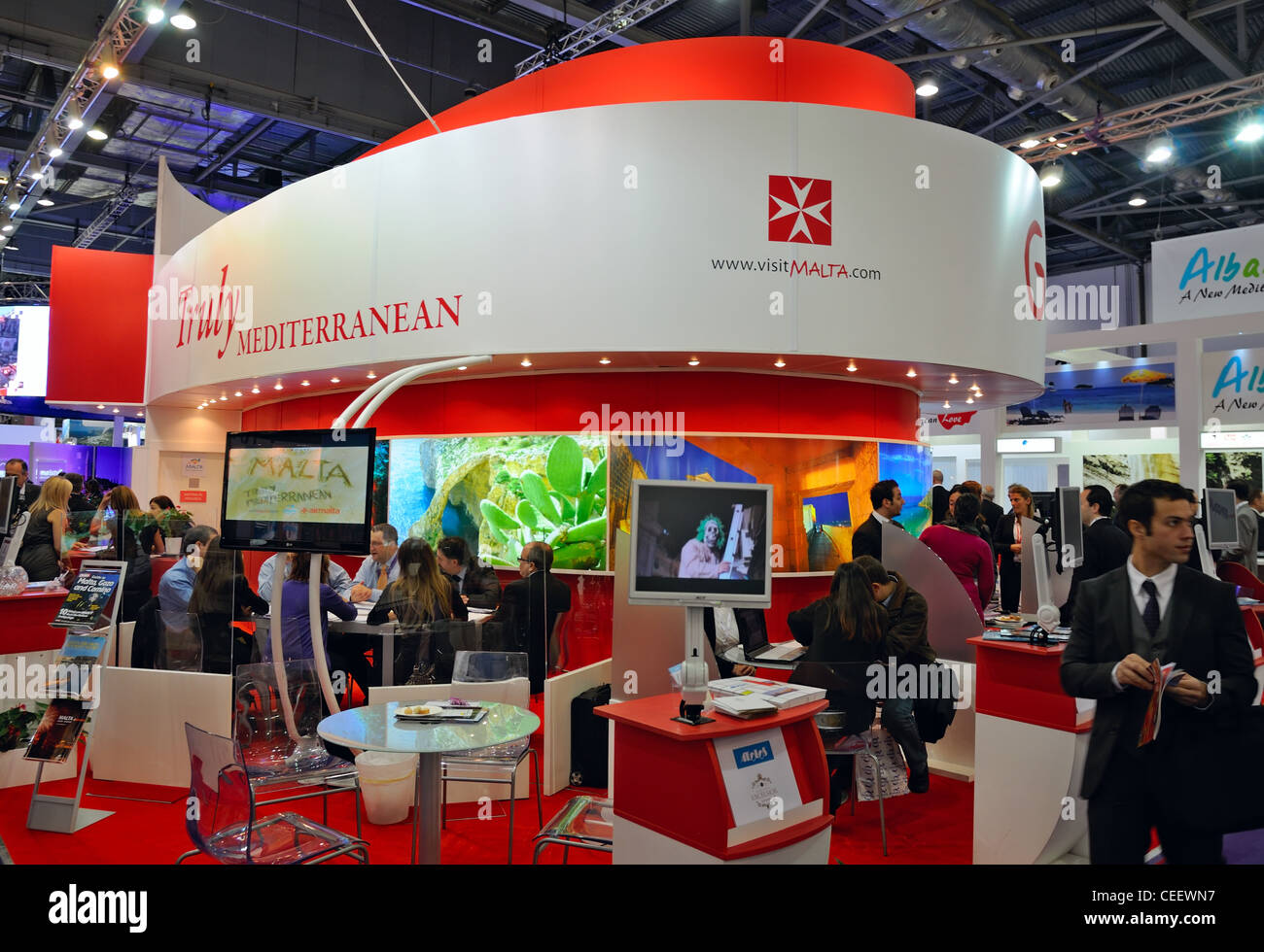 London: Ausstellung "World Travel Market", Excel Stockfoto