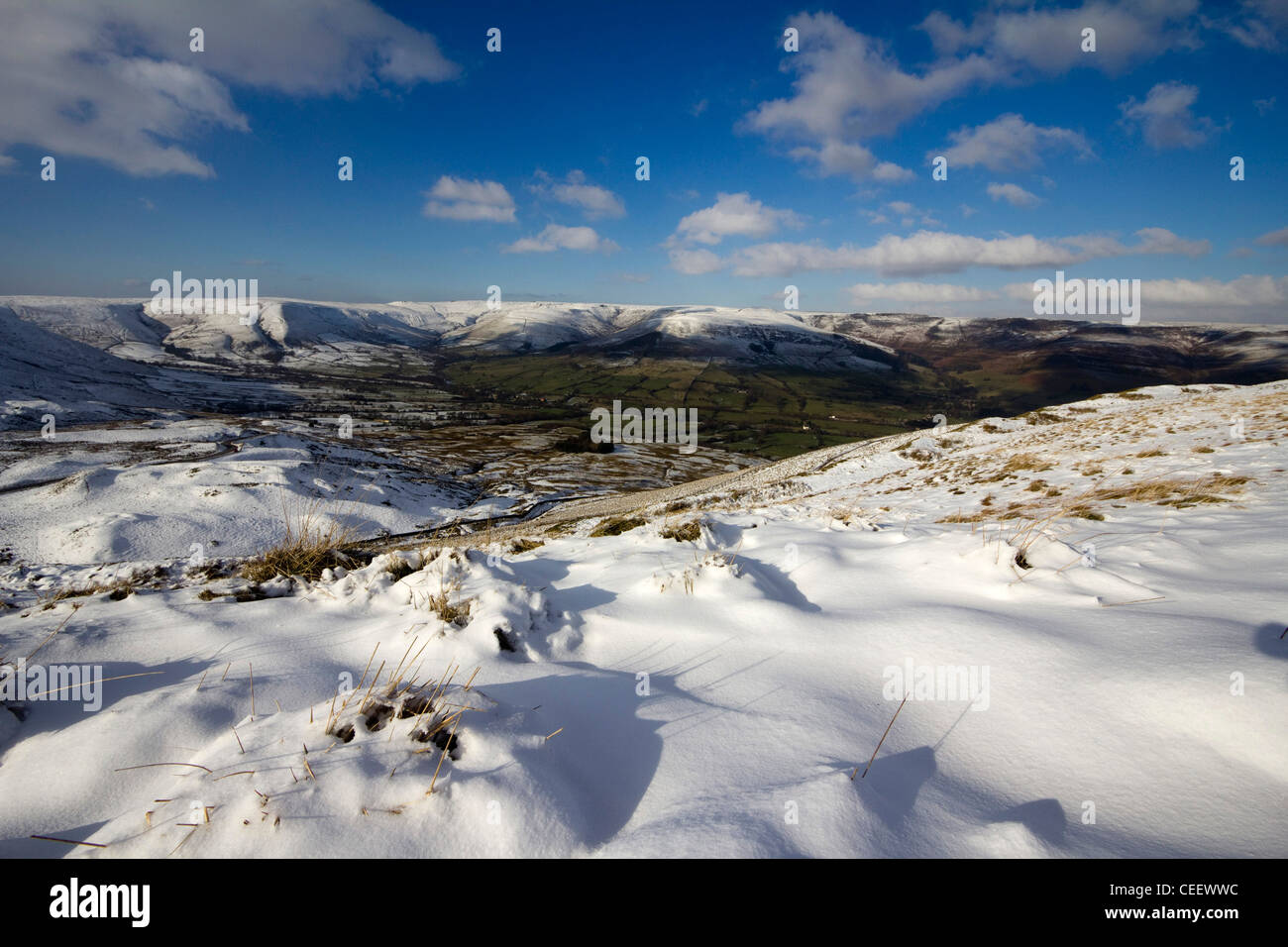 Vale Edale Derbyshire Peak District Englands Stockfoto