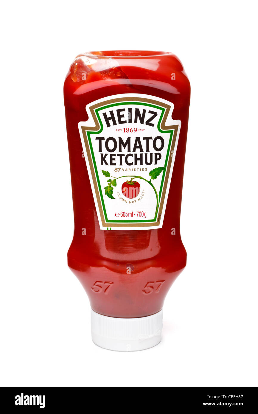 Heinz Tomatenketchup Stockfoto
