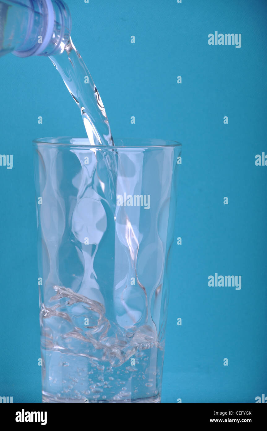 Glas Wasser Stockfoto