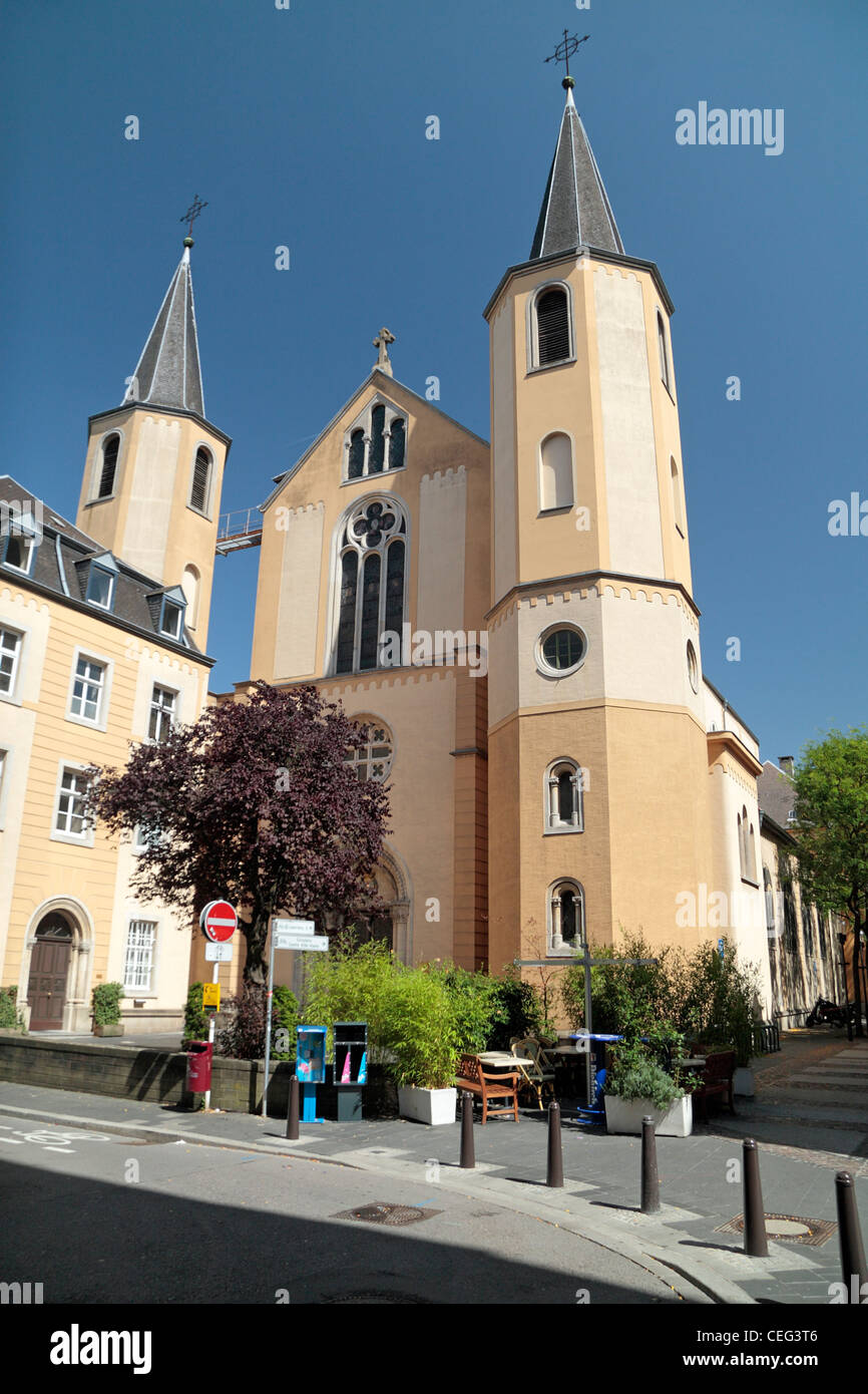 Die Eglise St. Alphonse, ein Neo-romanischen Kirche in Luxemburg, Großherzogtum Luxemburg. Stockfoto