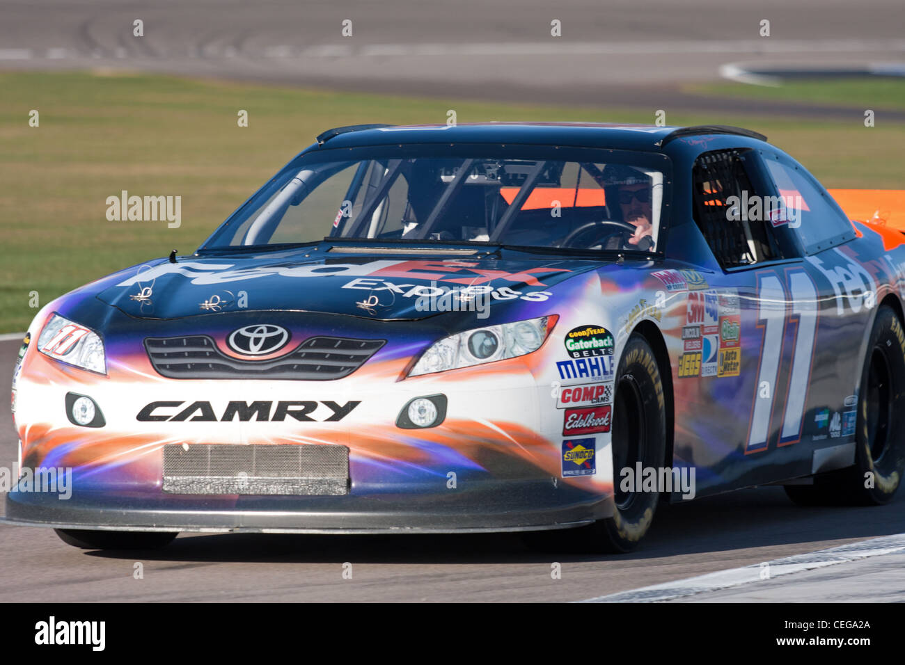 Richard Petty Driving School Erfahrung Nascar auf der Strecke in Las Vegas Motor Speedway Stockfoto