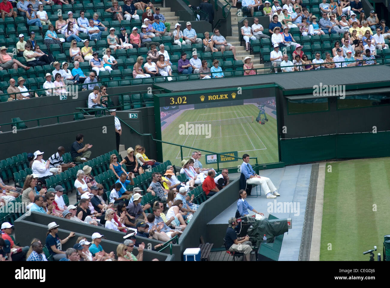 Die Wimbledon Tennis-Meisterschaften Stockfoto