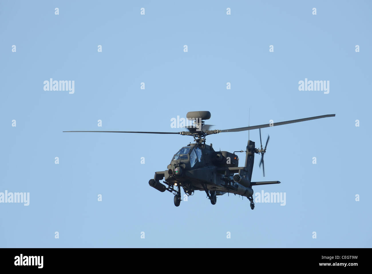 AH-64 Apache Kampfhubschrauber Stockfoto