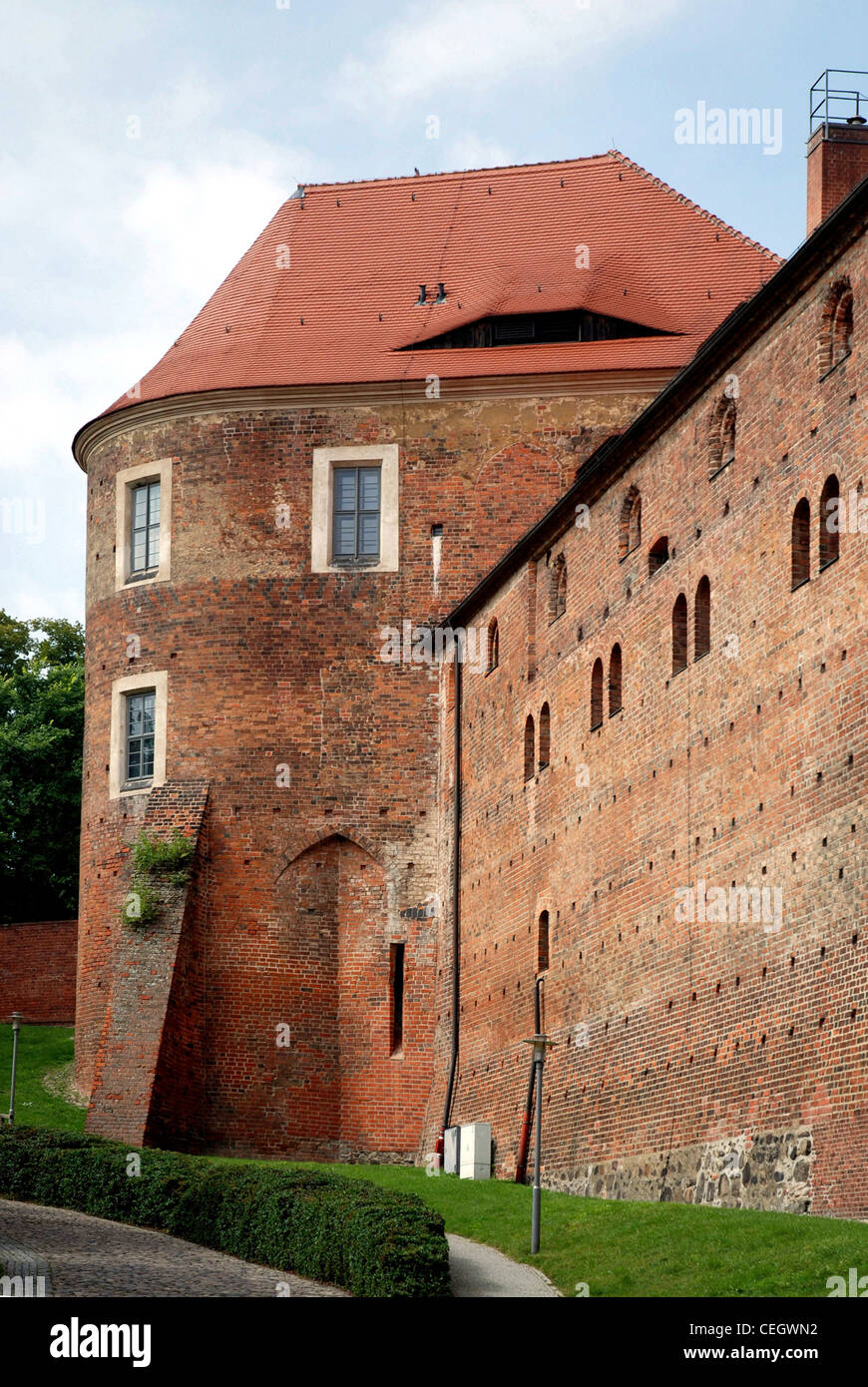 Burg Eisenhardt in Bad Belzig. Stockfoto