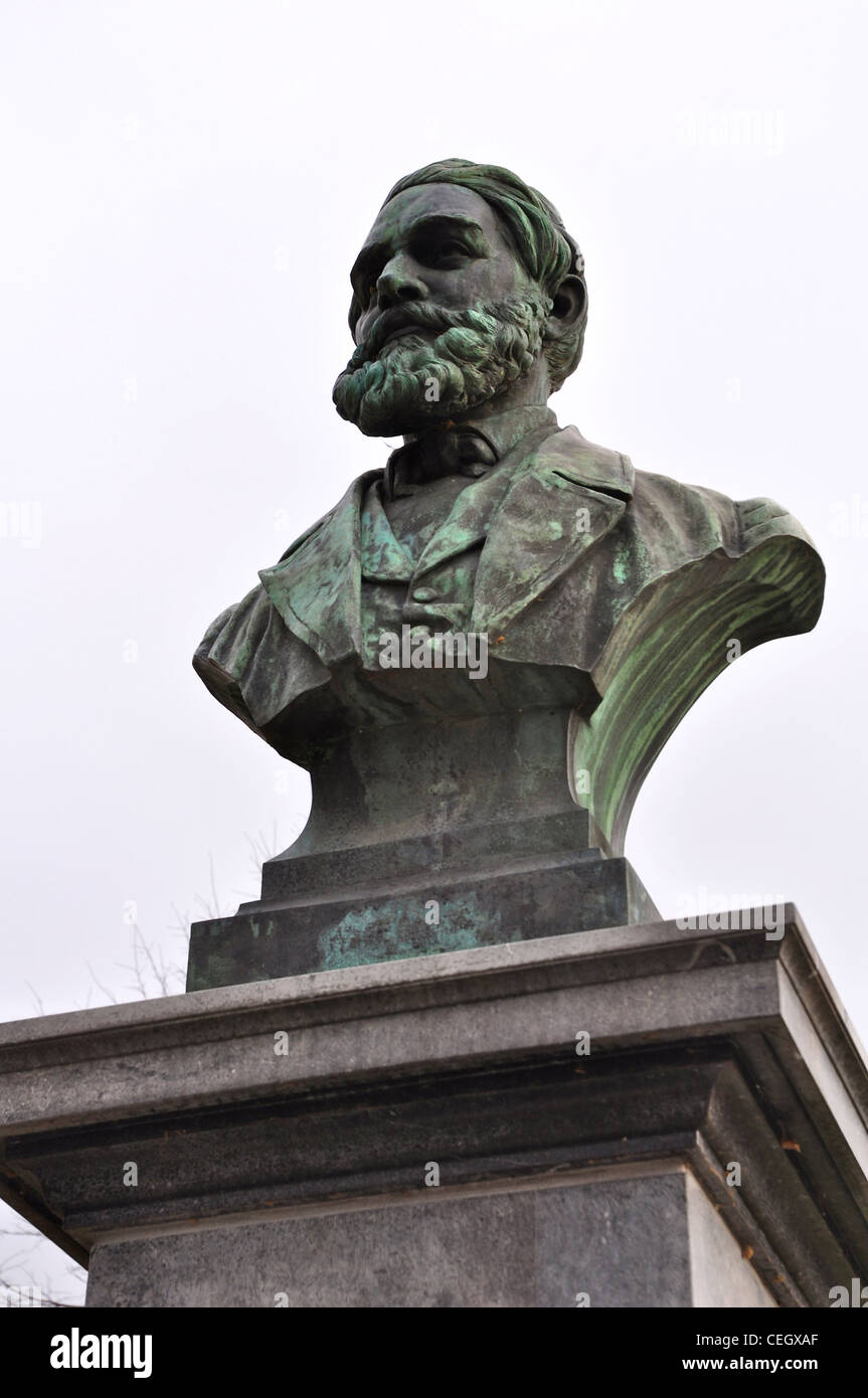 Statue von William Baumgartner, ein berühmter Musiker Stockfoto