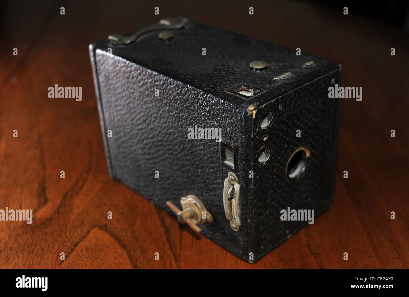 Alte Kodak-Box-Kamera beliebt bei Familien in den fünfziger und sechziger Jahre UK Stockfoto
