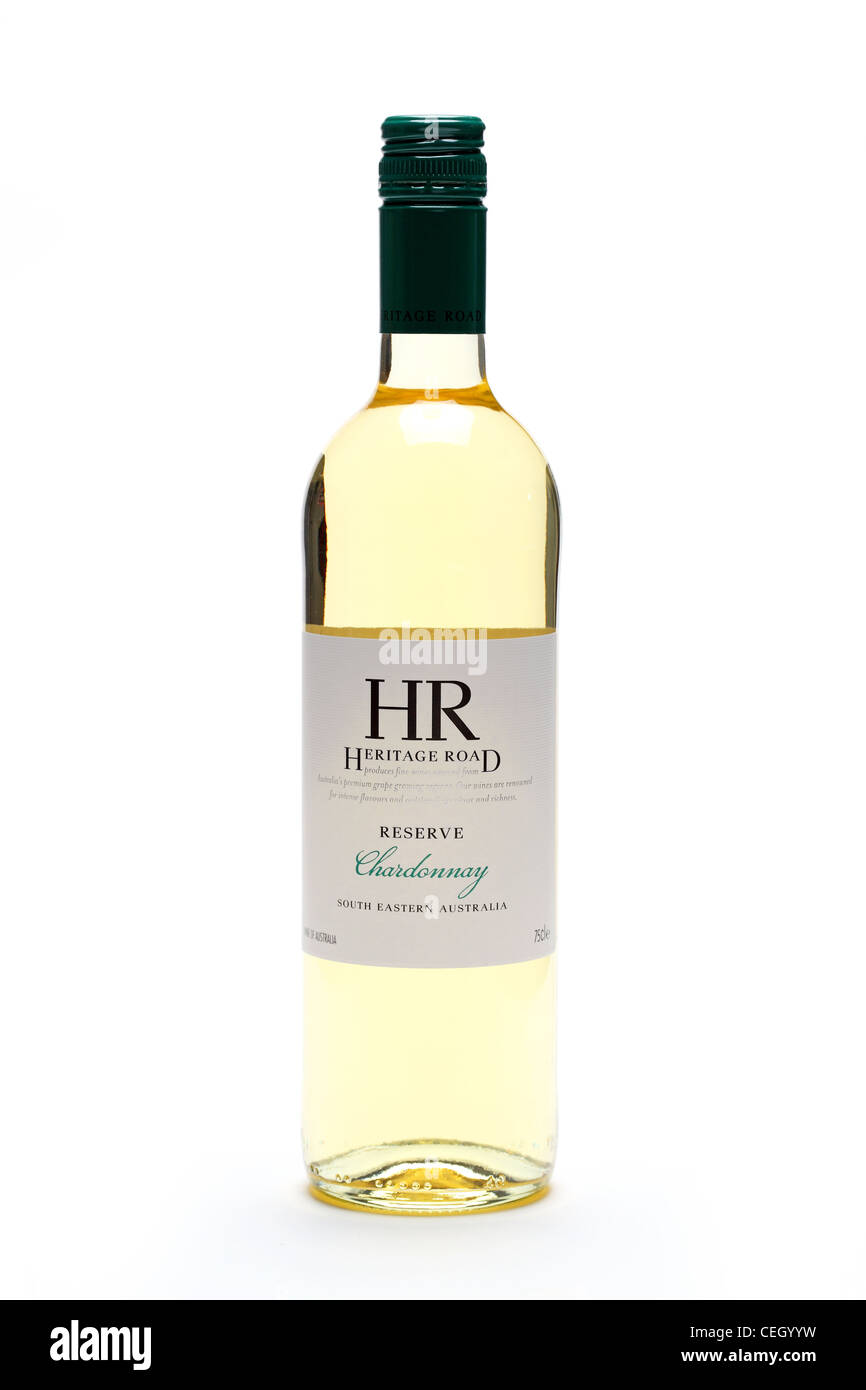 HR Erbe Road Chardonnay südöstlichen Australien Stockfoto