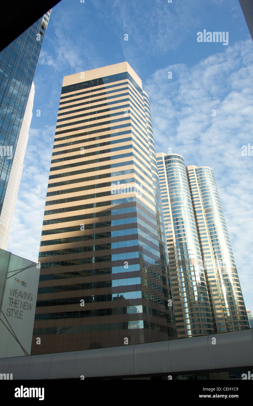 Büro-Hochhäuser, Hong Kong Island Stockfoto