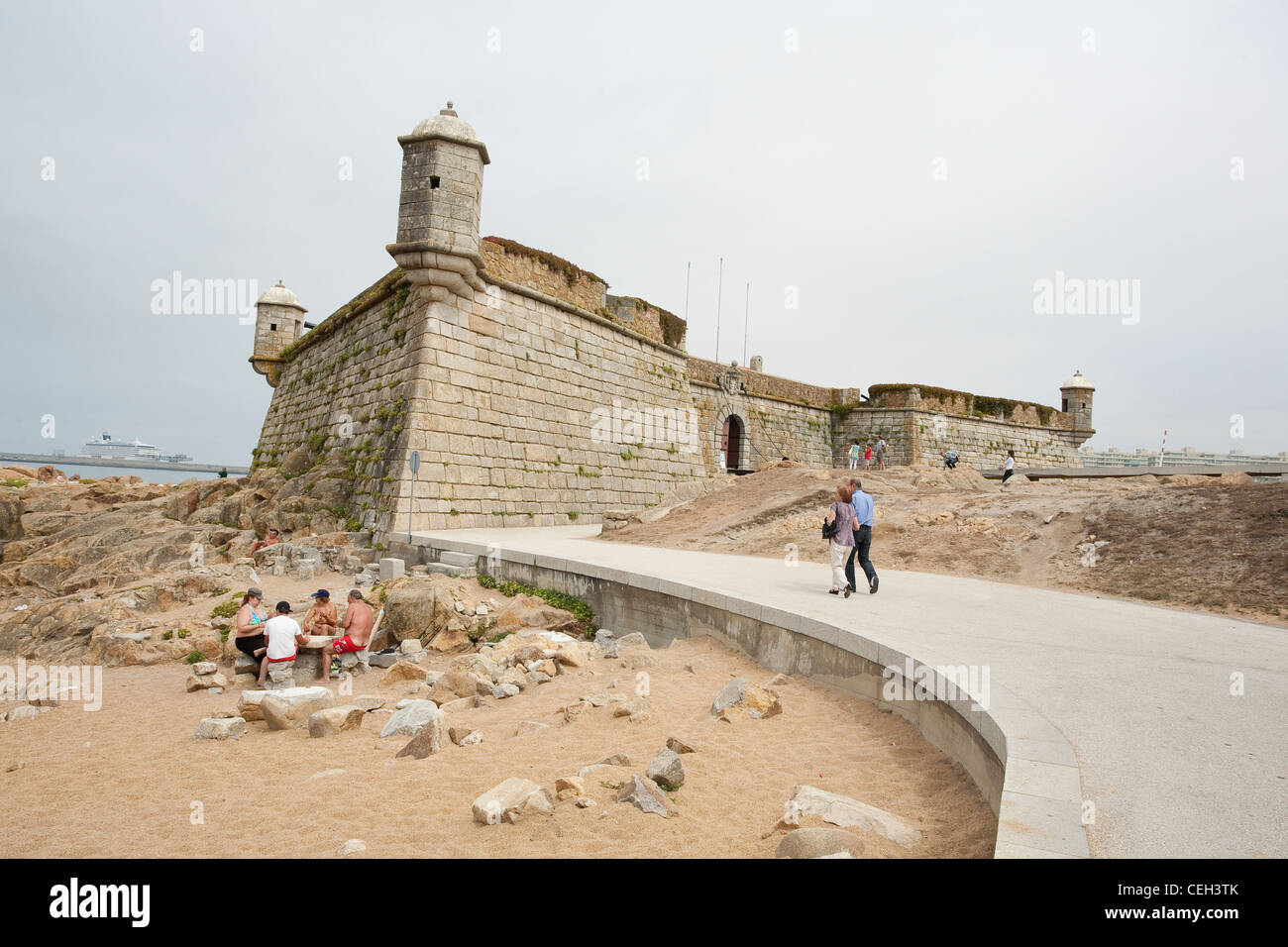 Castelo Queijo - Porto District, Norte Region, Porto, Portugal Stockfoto