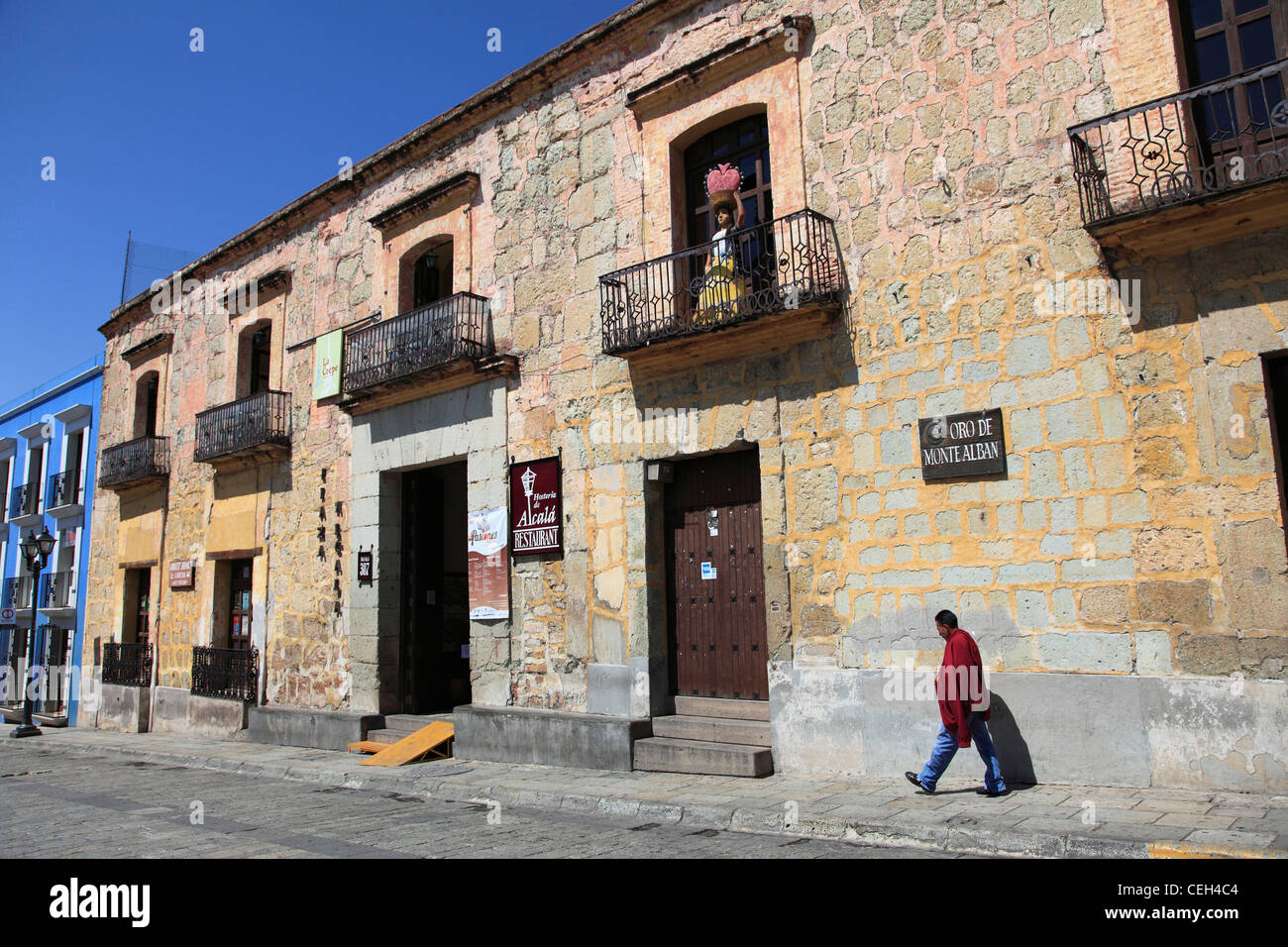 Alcala Straße, Oaxaca City, Oaxaca, Mexiko, Lateinamerika Stockfoto