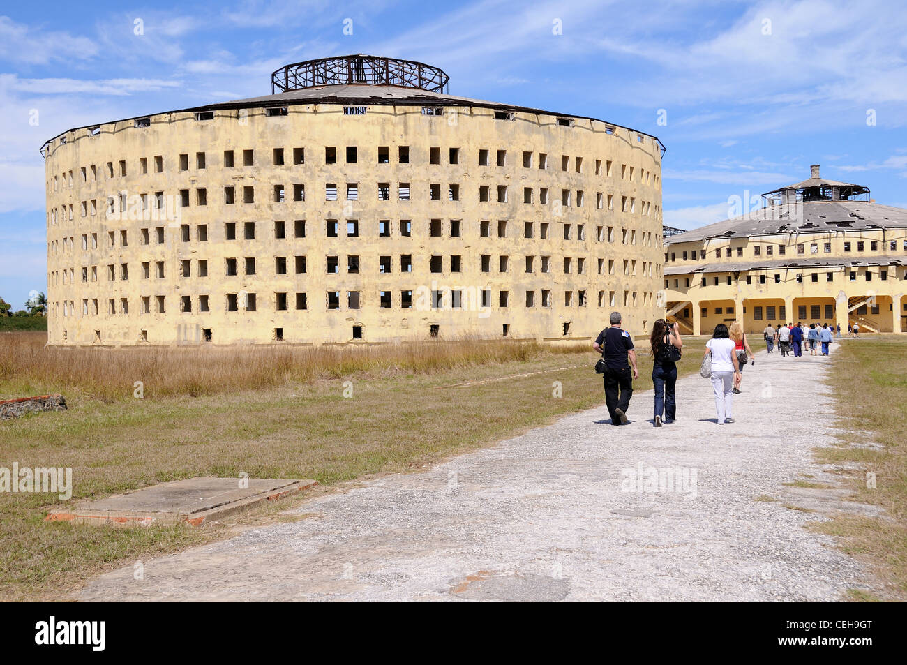 kubanischen Gefängnis Presidio Modelo, Isla De La Juventud, Treasure Island, Kuba, Karibik Stockfoto