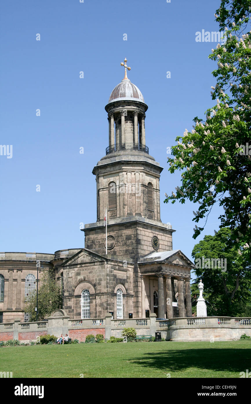 St. Chads Rundkirche Shrewsbury Shropshire England UK Stockfoto