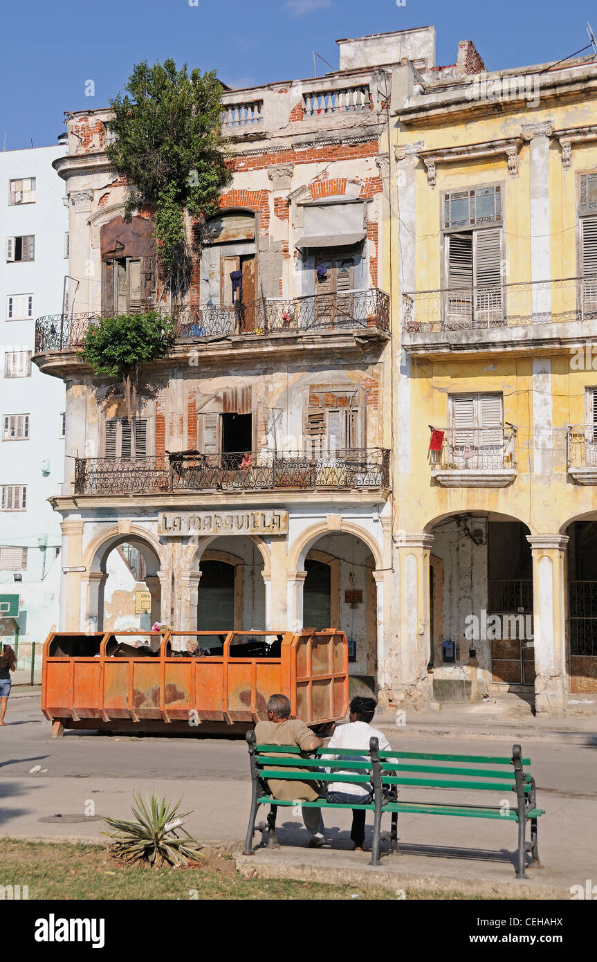 Straßenszene in alte Stadt von Havanna, La Habana, Hauptstadt Havanna, Kuba, Karibik Stockfoto