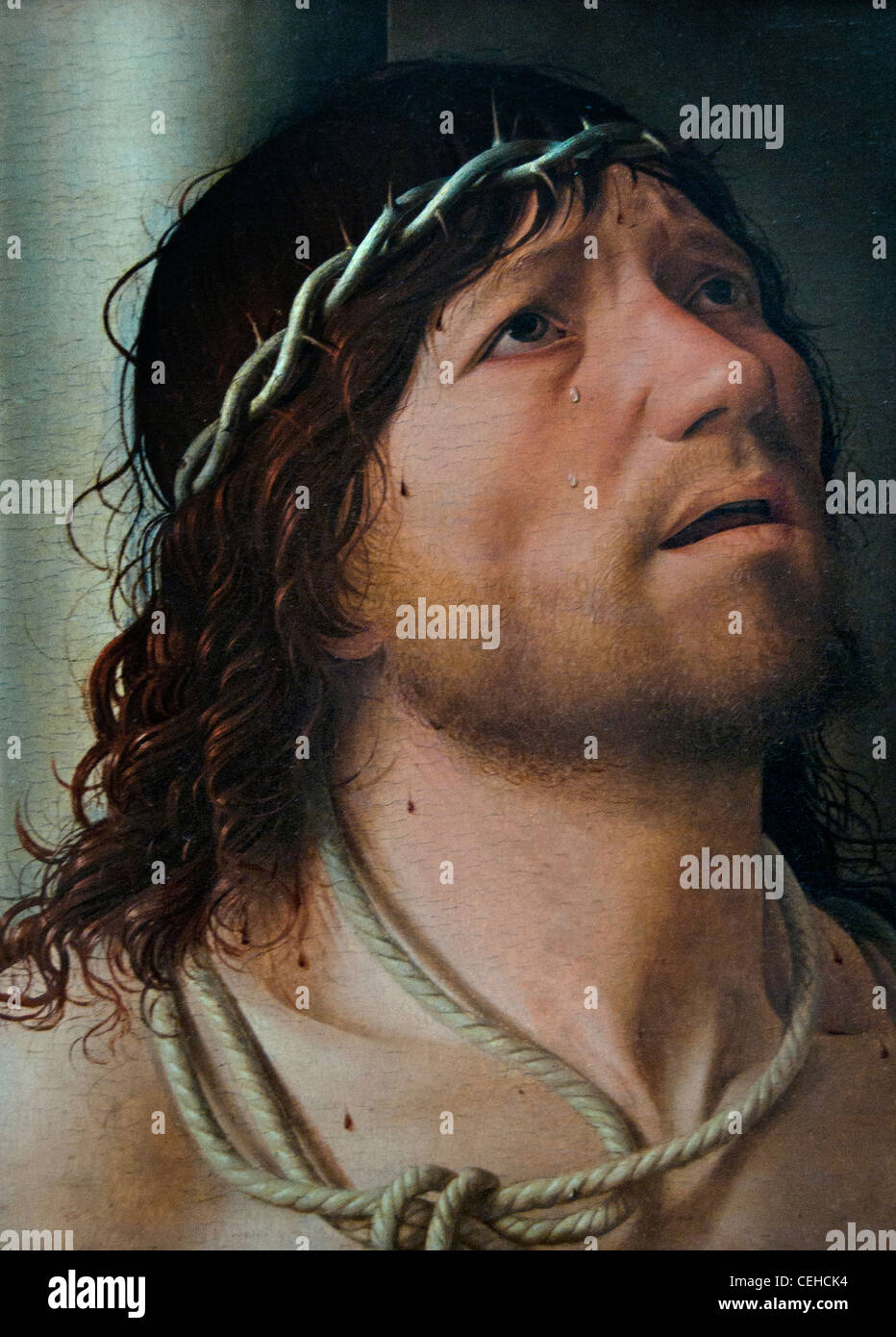 Christus der Spalte - Le Christ a la Colonne 1476 Antonello Messina Italien Italienisch Stockfoto