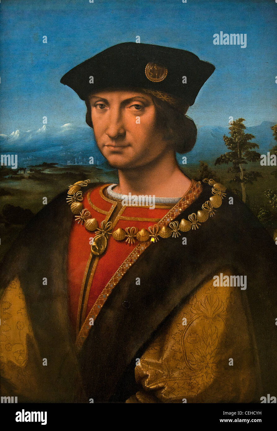 Charles II d Amboise Frankreich Frankreich Solario - Andrea di Bartolo 1465-1524 Italien Italienisch Stockfoto