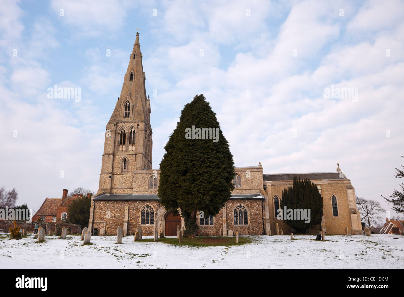 St. Maria Magdalena Kirche, Warboys, Cambridgeshire, England Stockfoto
