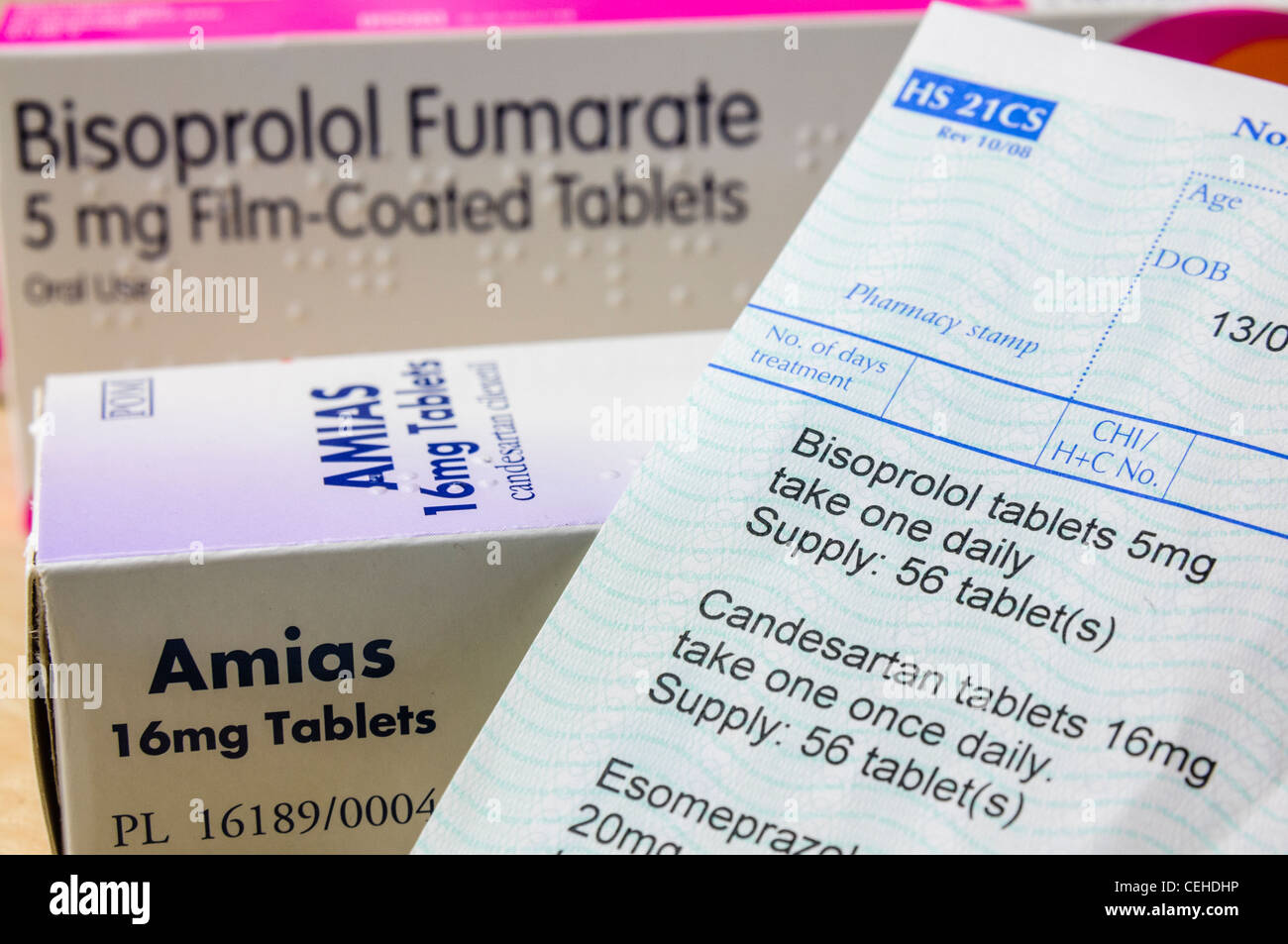 Candesartan Und Bisoprolol Zusammen Einnehmen www.alamy.de