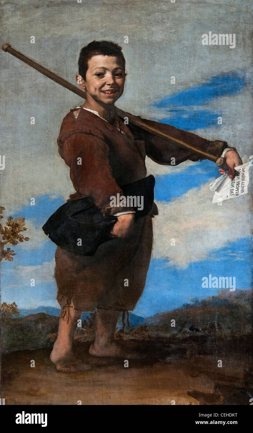 Der Bettler der Klumpfuß 1642-Gemälde von Jusepe de Ribera Spanien Spanisch Stockfoto