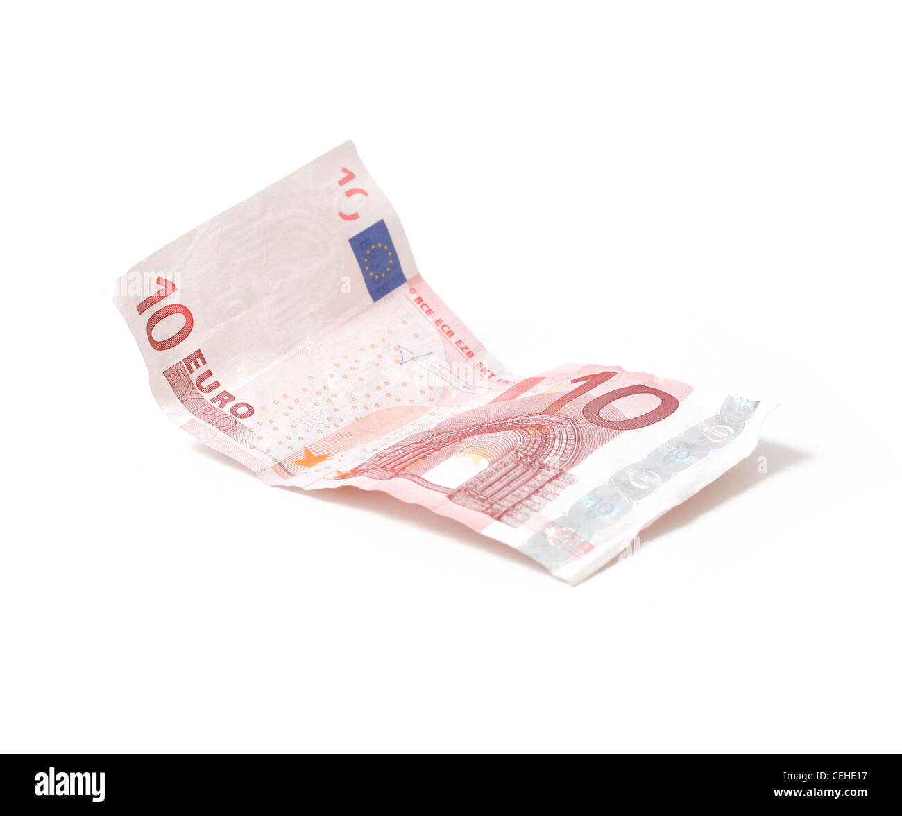 10-Euro-Schein Stockfoto