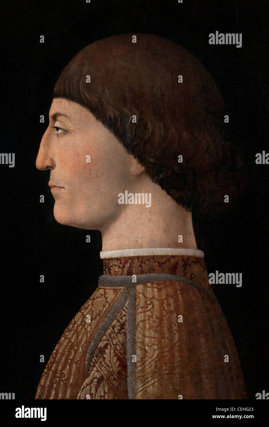 Sigismondo Pandolfo MALATESTA 1450 italienischen Renaissance Fürst von Piero Stockfoto
